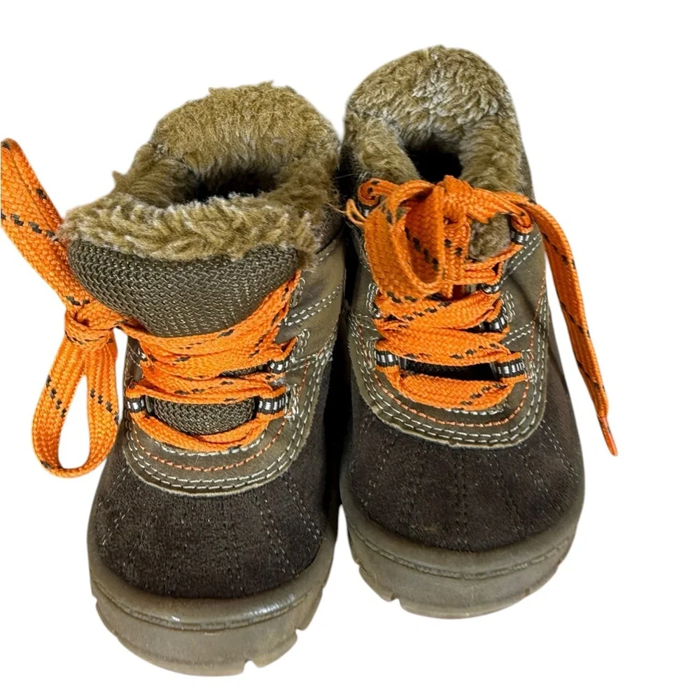 OshKosh B'gosh Brown and Orange Kids‎ Boots